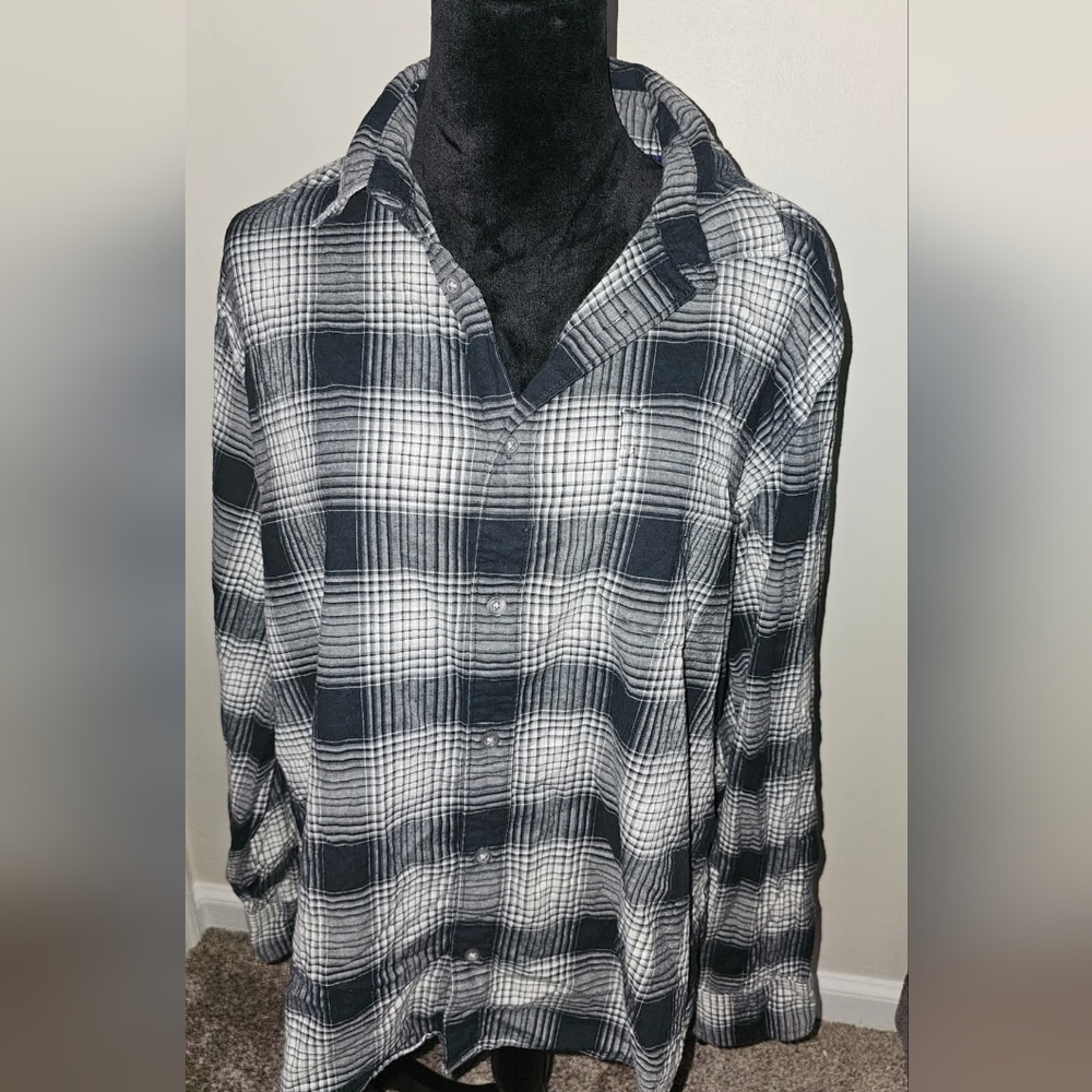 Apt. 9 Womens XXL Flannel Button Up Shirt